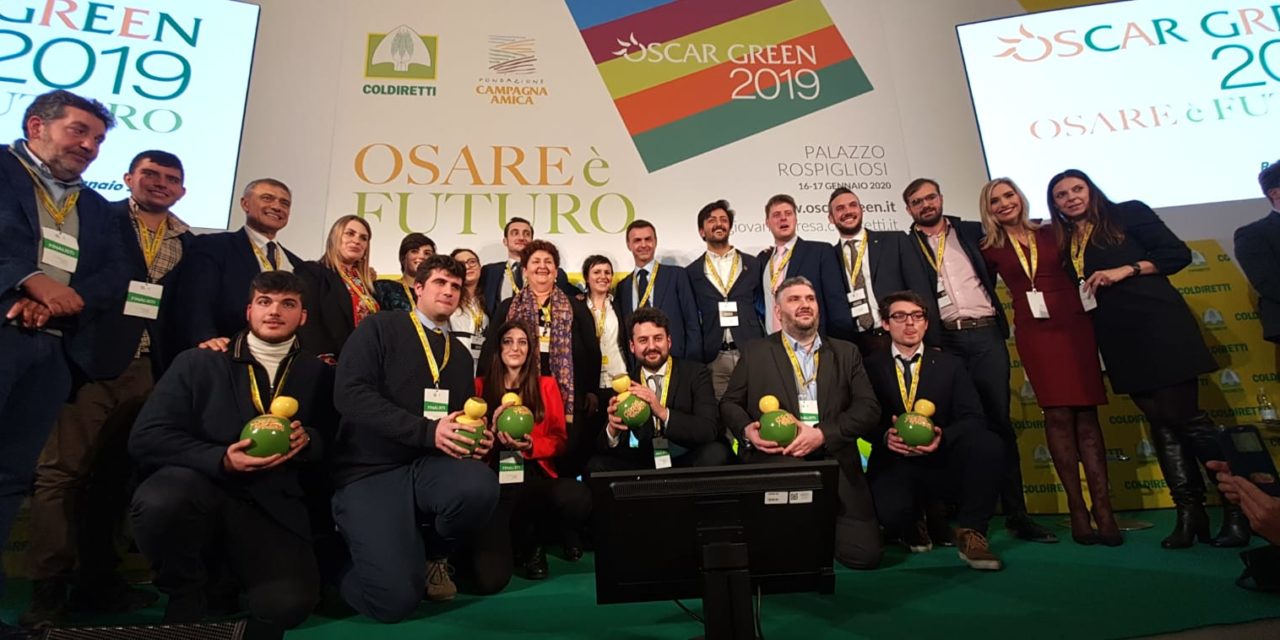 ASSEGNATI GLI OSCAR GREEN DELLA COLDIRETTI CHE PREMIANO L’INNOVAZIONE DEI GIOVANI