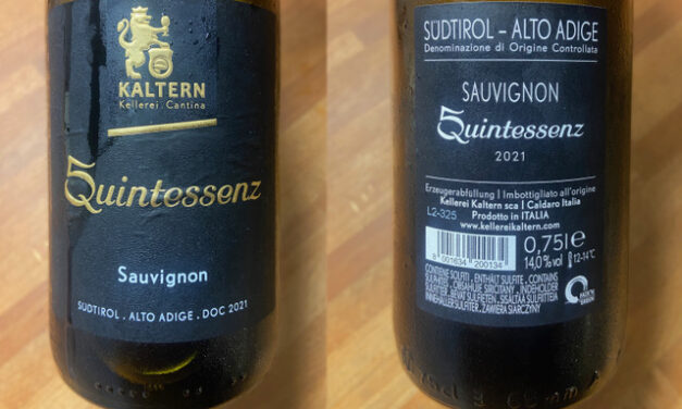IL VINO DELLA SETTIMANA: SAUVIGNON DELL’ALTO ADIGE