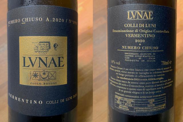 IL VINO DELLA SETTIMANA: VERMENTINO DEI COLLI DI LUNI (LIGURIA)