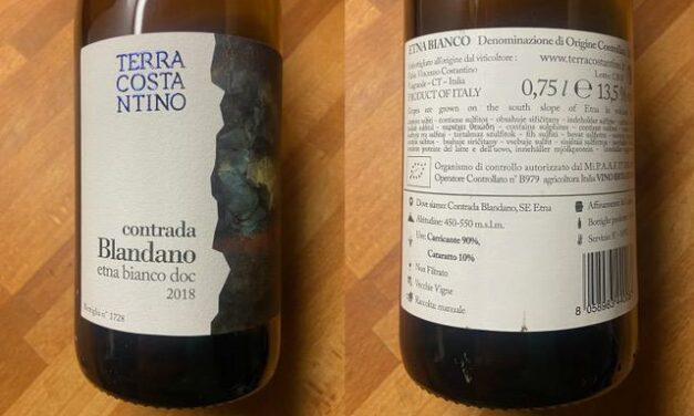 IL VINO DELLA SETTIMANA: ETNA BIANCO