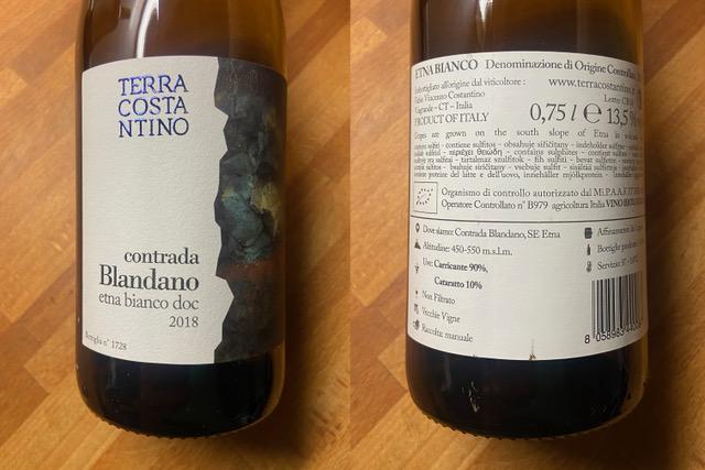 IL VINO DELLA SETTIMANA: ETNA BIANCO