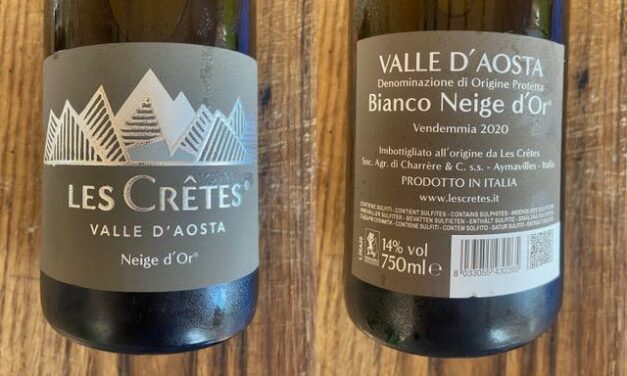 IL VINO DELLA SETTIMANA: NEIGE D’OR DELLA VALLE D’AOSTA