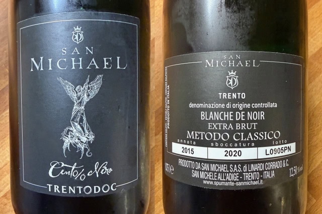 VINO DELLA SETTIMANA: TRENTODOC DA PINOT NOIR