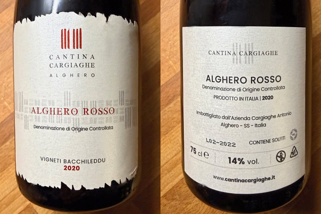VINO DELLA SETTIMANA: ALGHERO ROSSO