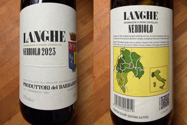 VINO DELLA SETTIMANA: LANGHE NEBBIOLO