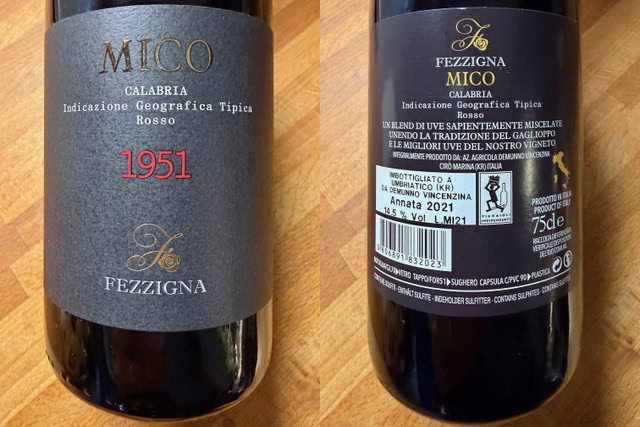 VINO DELLA SETTIMANA: CALABRIA IGT ROSSO