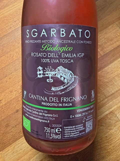 VINO DELLA SETTIMANA: ROSATO RIFERMENTATO DELL'EMILIA