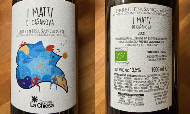 VINO DELLA SETTIMANA: UN SANGIOVESE DELLE TERRE PISANE