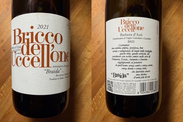 VINO DELLA SETTIMANA: BARBERA D'ASTI DI ROCCHETTA TANARO