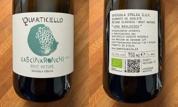 VINO DELLA SETTIMANA: BRUT NATURE SPERGOLA EMILIA IGT