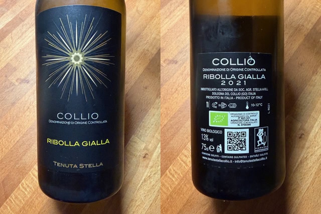 VINO DELLA SETTIMANA: RIBOLLA GIALLA DEL COLLIO