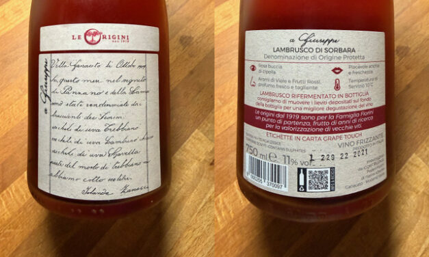 VINO DELLA SETTIMANA: LAMBRUSCO DI SORBARA