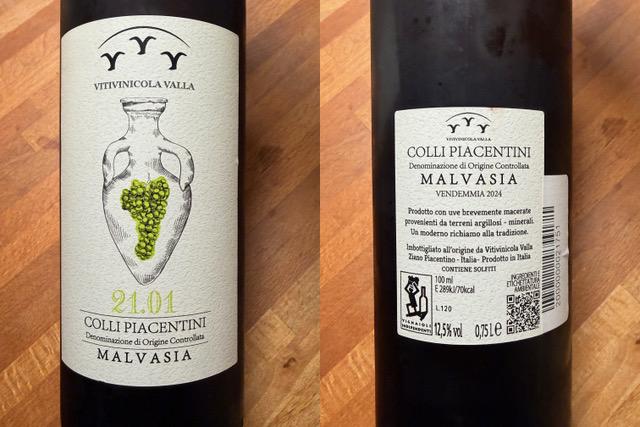 VINO DELLA SETTIMANA: MALVASIA DI CANDIA DEI COLLI PIACENTINI