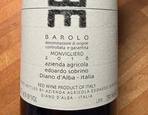 VINO DELLA SETTIMANA: BAROLO MONVIGLIERO