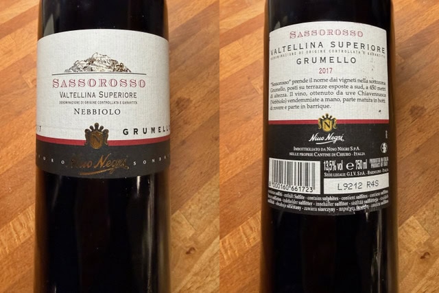 VINO DELLA SETTIMANA: NEBBIOLO DELLE ALPI